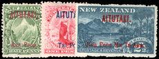 Aitutaki 1903 perf 14 set lightly mounted mint.