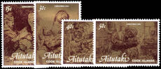 Aitutaki 1981 Christmas. Etchings by Rembrandt unmounted mint.