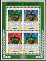 Aitutaki 1984 Olympic Games souvenir sheet unmounted mint.