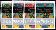 Aitutaki 1984 Olympic Gold Medal Winners unmounted mint.