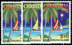 Cocos (Keeling) Islands 1989 Christmas unmounted mint.
