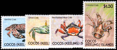 Cocos (Keeling) Islands 1990 Cocos Islands Crabs unmounted mint.