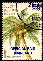 Cocos (Keeling) Islands 1991 OFFICIAL PAID MAINLAND unmounted mint.