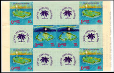 Cocos (Keeling) Islands 1990 Christmas booklet 6 unmounted mint.