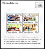 Pitcairn Islands 1980 London 80 souvenir sheet unmounted mint.