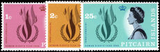 Pitcairn Islands 1968 International Human Rights Year unmounted mint.
