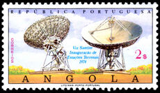 Angola 1974 Inauguration of Satellite Communications Station Network  unmounted mint.