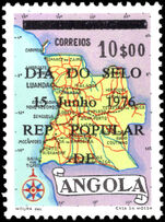 Angola 1976 Stamp Day unmounted mint.