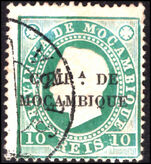 Mozambique Co. 1892-93 10r green perf 13½ fine used.