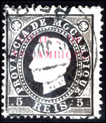 Mozambique Co. 1892-93 5r black perf 12½ fine used.