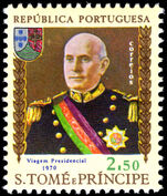 St Thomas and Prince 1970 Presidential Visit unmounted mint.