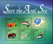 Kazakhstan 1996 Save the Aral Sea souvenir sheet unmounted mint.