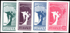 Lithuania 1990 set unmounted mint.