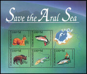 Turkmenistan 1996 Save the Aral Sea souvenir sheet unmounted mint.