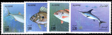 Algeria 1989 Fish unmounted mint.