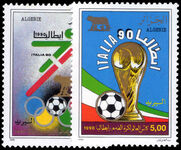 Algeria 1990 World Cup Football Championship unmounted mint.