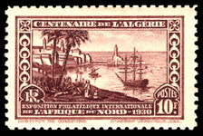 Algeria 1930 Philatelic Exhibition 10f perf 11 lightly mounted mint.