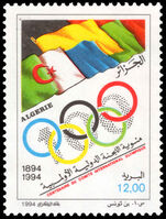 Algeria 1994 Centenary of International Olympic Committee unmounted mint.