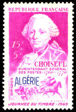 Algeria 1949 Stamp Day unmounted mint.