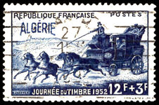 Algeria 1952 Stamp Day fine used.
