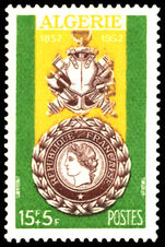 Algeria 1952 Military Medal Centenary lightly mounted mint.