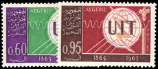 Algeria 1965 Centenary of ITU unmounted mint.
