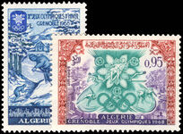 Algeria 1967 Winter Olympic Games unmounted mint.