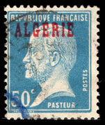 Algeria 1924-25 50c blue Pasteur fine used.