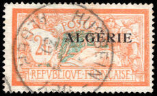 Algeria 1924-25 2f red and blue-green fine used.