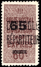 Algeria 1927 65c on 60c brown Colis Postale lightly mounted mint.