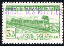 Algeria 1941-42 Livraison par expres 3f3 yellow-geen lightly mounted mint.