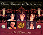 Moldova 1998 Princes Diana souvenir sheet unmounted mint.