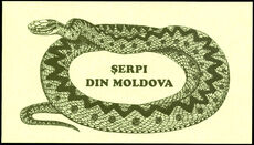 Moldova 1993 Snakes booklet unmounted mint.