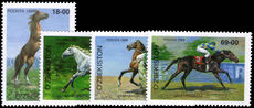 Uzbekistan 1999 Horses unmounted mint.