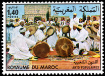 Morocco 1983 Popular Arts unmounted mint.