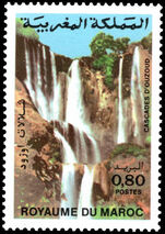 Morocco 1983 Ouzoud Waterfall unmounted mint.