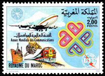 Morocco 1983 World Communications Year unmounted mint.