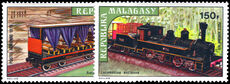 Malagasy 1973 Early Malagasy Railways unmounted mint.
