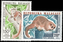 Malagasy 1973 Malagasy Lemurs Airs unmounted mint.