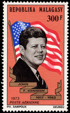 Malagasy 1973 Tenth Death Anniversary of President John Kennedy unmounted mint.