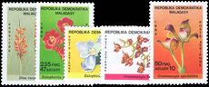 Malagasy 1984 Orchids unmounted mint.