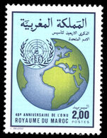 Morocco 1985 40th Anniversary of UNO unmounted mint.