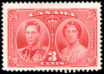Canada 1937 Coronation lightly mounted mint.