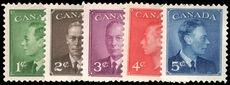 Canada 1950 without POSTES POSTAGE (faults) lightly mounted mint.