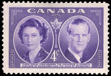 Canada 1951 Royal Visit lightly mounted mint.