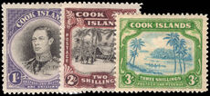 Cook Islands 1938 set lightly mounted mint.