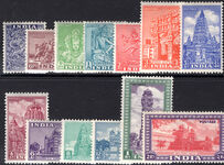 India 1949-52 set to 2r lightly mounted mint.