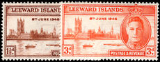 Leeward Islands 1946 Victory lightly mounted mint.