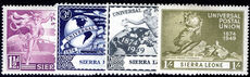 Sierra Leone 1949 UPU lightly mounted mint.