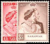 Sarawak 1948 Silver Wedding lightly mounted mint.